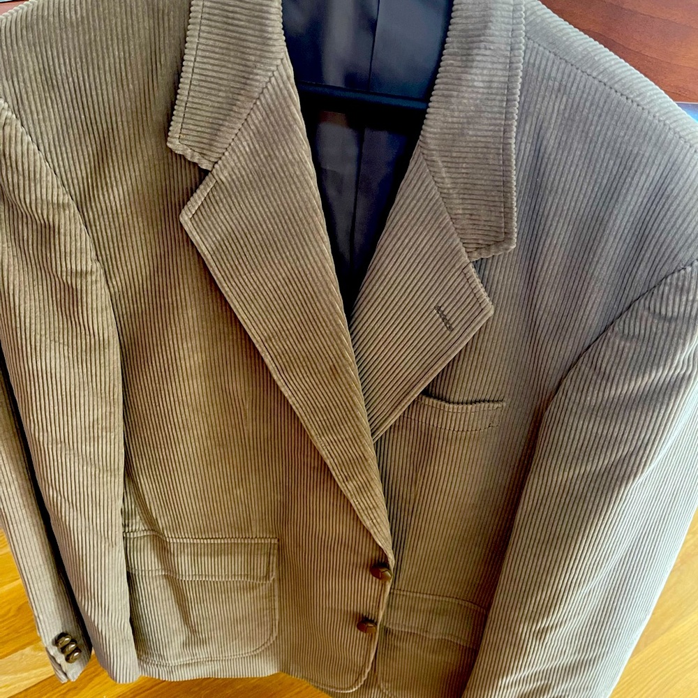 Vintage Men’s Light Brown Corduroy Jacket
